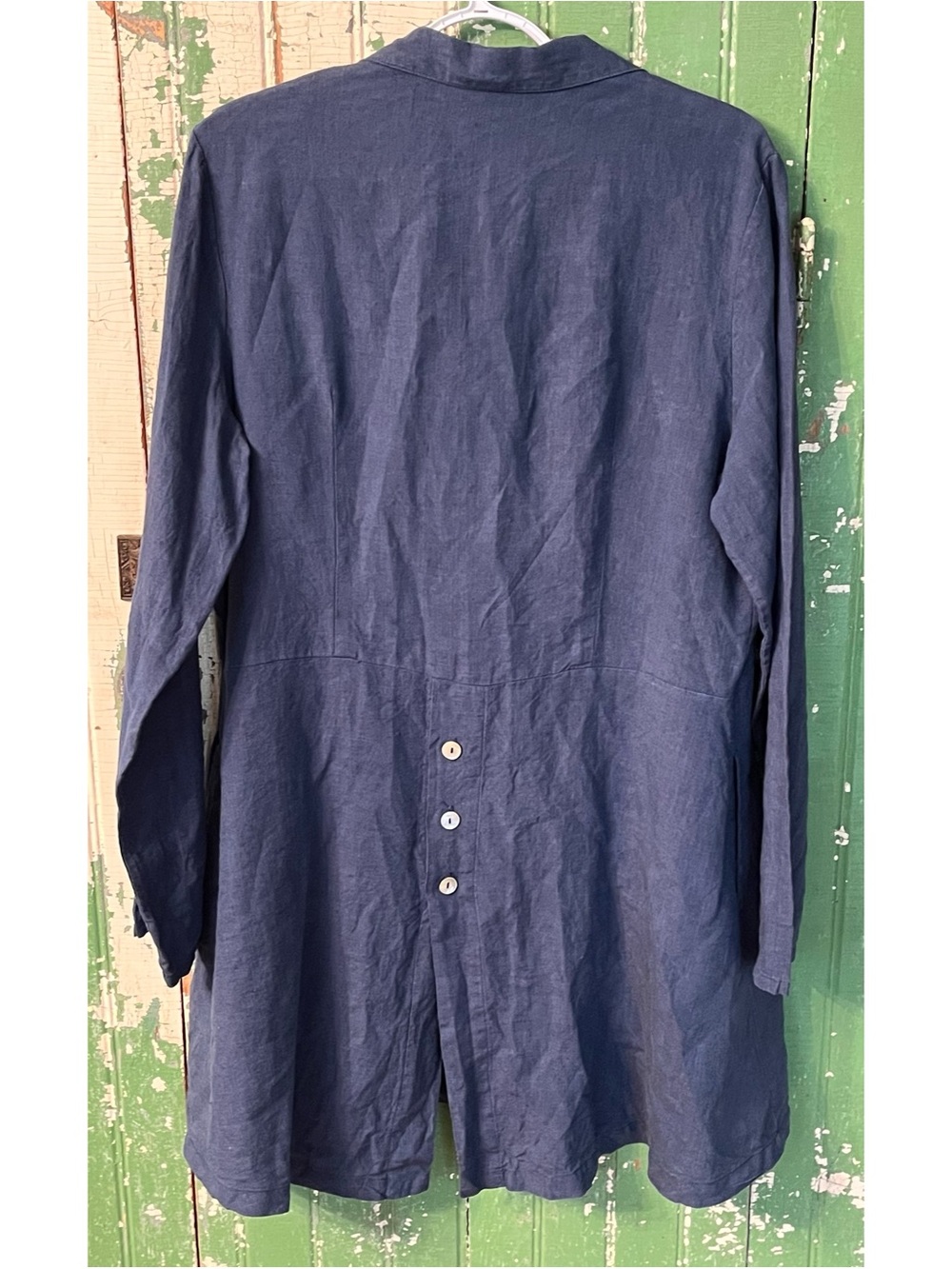 Bryn Walker Linen Navy Jacket / Tunic size medium